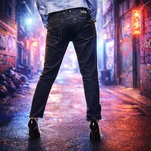 G-Star Raw Dark Wash Arc Juke 3D Tapered Jeans Streetwear W28 L34